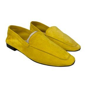 Andrea Carrano Mare Loafers Suede Yellow NWB